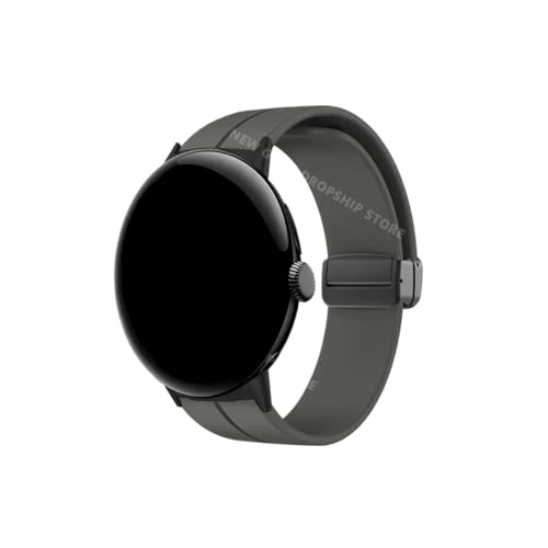 Asteid �\�t�g�V���R���r���v�X�g���b�v Google Pixel Watch 3 45mm / 3 2 1 41mm�p �X�|�[�c�����p�r���v�o���h (�u���b�N�f�B�[�v�O���[�APixel Watch 3 45mm)