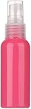 HODASHI 1 Pc Mini Spray Bottles, 2oz/50ml Empty Fine Mist Plastic Mini Travel Bottle, Small Refillable Liquid Containers for Perfume, Beauty Products (Rose Red)