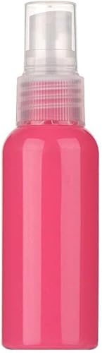 HODASHI 1 Pc Mini Spray Bottles, 2oz/50ml Empty Fine Mist Plastic Mini Travel Bottle, Small Refillable Liquid Containers for Perfume, Beauty Products (Rose Red)