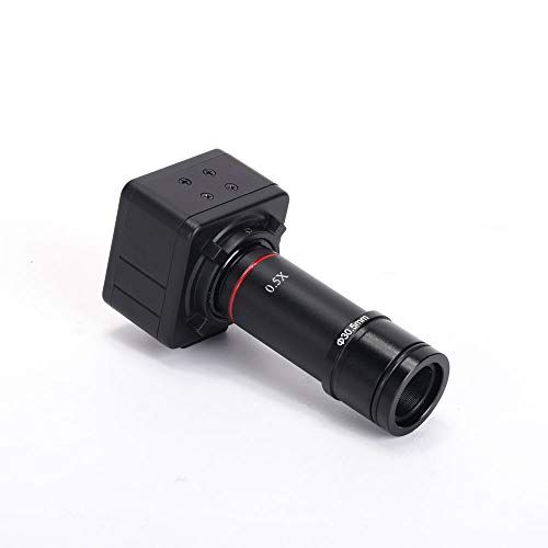 Hayear 5 Megapixel Usb Digital Industrial Camera With 0.5X Eyepiece Lens 30/30.5Mm Adapter For Stereo Biological Microscope; Support Windows 7/8/10, Mac, Linux #TOP3