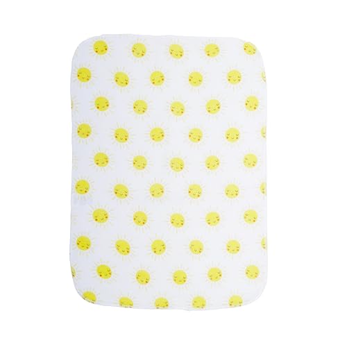 everyday kids 12 pack burp cloths for baby boys and girls - bees sun and stripes