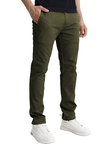 Image of Match Men's Regular Fit Comfort Stretch Casual Chino Pants