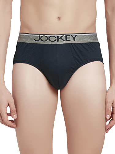 Image of Jockey 8037 Men Super Combed Cotton Solid Brief with Ultrasoft Waistband
