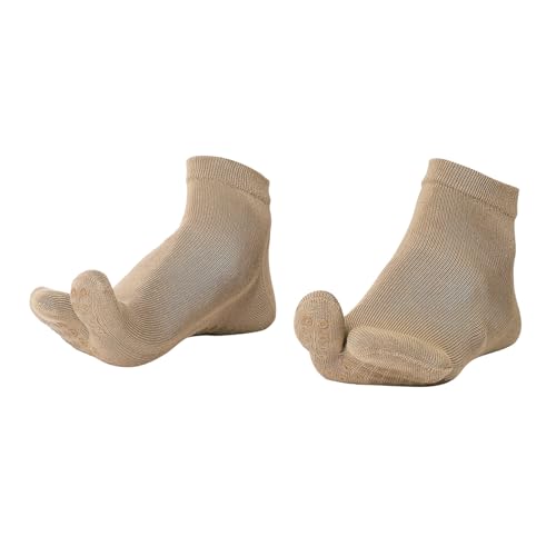Image of Mint & Oak Unisex Two-Toe Grip Socks Anti-Slip Socks for Yoga, Pilates, Home & Elderly Use | Non-Skid Sole for Fall Prevention | Breathable & Stretch Fit
