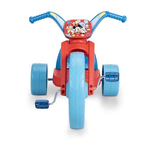 Mickey Mouse Ride-On 15" Fly Wheels Cruiser Tricycle Bike, Trike Has Built-in Light on Both Sides of Big Wheel, Ages 3-7, for Kids 41”-44” Tall - 70 lbs. Weight Limit by JAKKS Pacific - Image 2