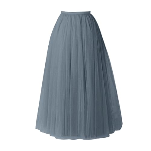 Jupe trapèze élastique en tulle bouffant pour un volume fluide et léger - 2
