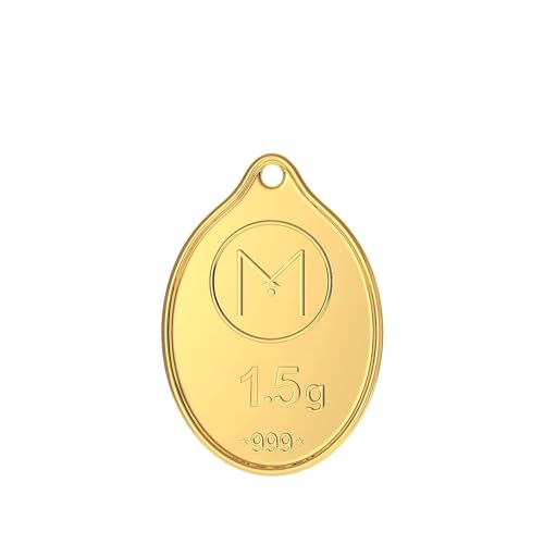 Malabar Gold & Diamonds 24k (999) 1.5gram Rose Gold Coin Cum Pendant - Image 2