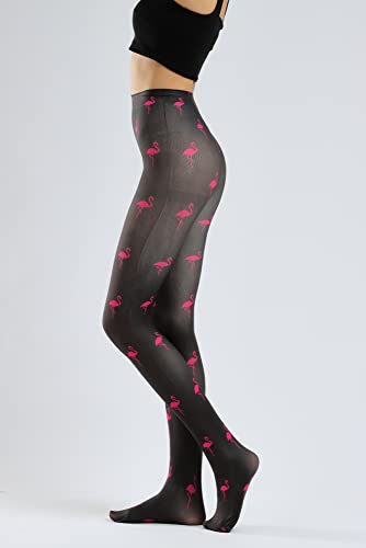 Image of Sahabowi Women's Sheer Tights, Digital Print Designs Stockings