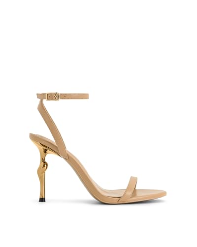 Image of JW PEI Women's Alivia Gold Metal Heel Sandals
