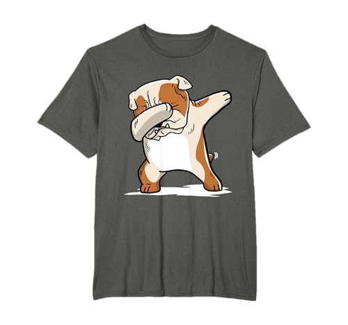 Questo Dabbing Bulldog Inglese Dab Dance è un ottimo regalo per un proprietario di Bulldog Inglese. È dotato di un English Bulldog illustrazione.