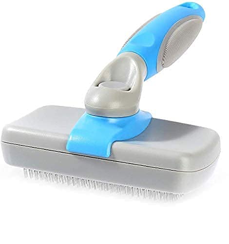 RvPaws Self Cleaning Sleeker Comb for Fur Dog Hairy Dog Auto Push Button Slicker For Small & Lare Hair (Colour May Vary) (B09J29QCJC) Amazon Price History, Amazon Price Tracker