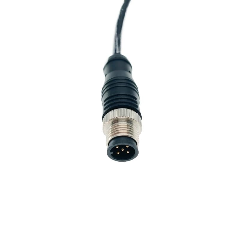 M12 Cable Connector Male and Female Circular Shield 2 3 4 5 6 7 8 9 12 17 pin p/;vc PUR Straight Angle MOL*/d Water Proof M8(1-1.5meter,8P)