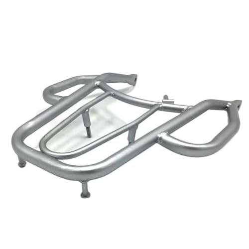 Porte-bagages arrière moto argent pour Suzuki DRZ 400 E S SM 2000-2015