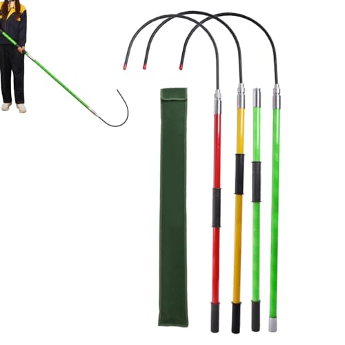Gancho de rescate aislado de fibra de vidrio desmontable para alta tensión de 100 kg