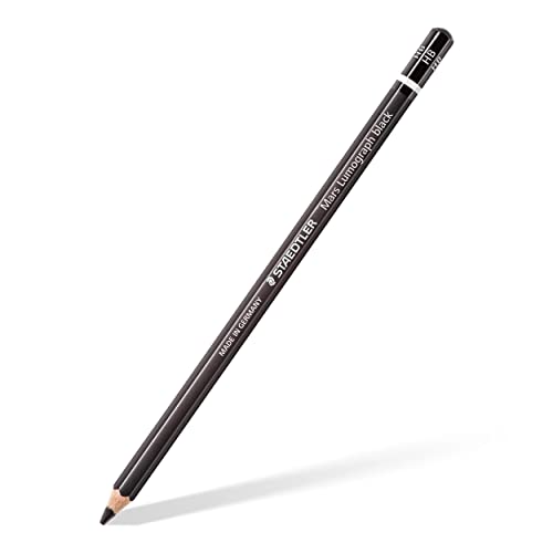 Image of Staedtler Drawing Or Sketch Pencils Wood (100B G6),Black