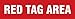 SLIP-GARD MESSAGE FLOOR STRIPES - RED TAG AREA (3 Pack)