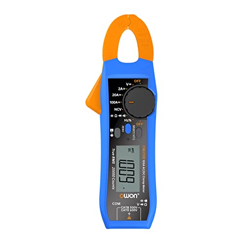 Image of OWON CM2100 Mini Digital Clamp Meter 100A AC DC Current Voltage True RMS Pliers Ammeter Resistance, Capacitance, Diode Tester Multimeter