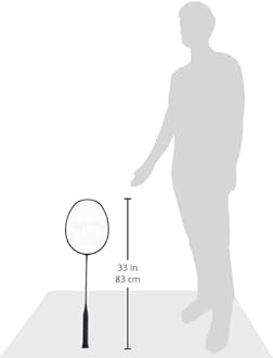 Li-Ning G-Force Superlite Max 10 Carbon Fibre Badminton Racket with Free Full Cover(80 Grams, 28 Lbs) (Black/Gold/White)