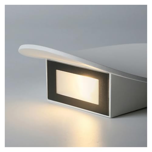 Aplique de pared LED IP65 impermeable con diseño blanco para proyectos de arquitectura 3