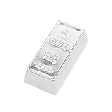 LIXSAZSE Mehrfach Fake Bar Filmrequisite aus silbernen Ziegeln – EIN Muss für Filmfans und Partyplaner. Dekoratives Silber, ideal für Kostümpartys verschiedenster Themen. Briefbeschwerer, S