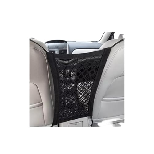 Rede Tela Grade Protetora Organizador Universal Multiuso Bancos Carro Cachorro Caes Cães Pet Com 3 Bolsos