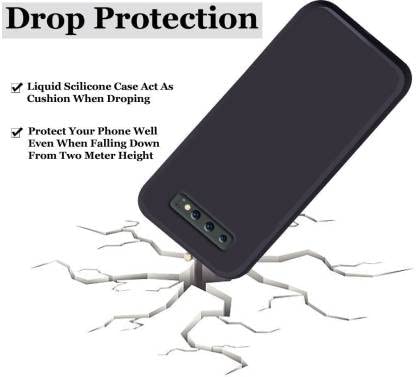 Image of A rtistque Liquid TPU Silicone Matte Shockproof Flexible with Camera Protection Soft Back Cover Case for Samsung Galaxy Note 8 - Black