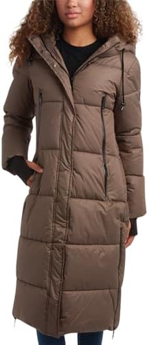 Steve Madden Womens Long Puffer Jacket - Heavyweight Insulated Fa...