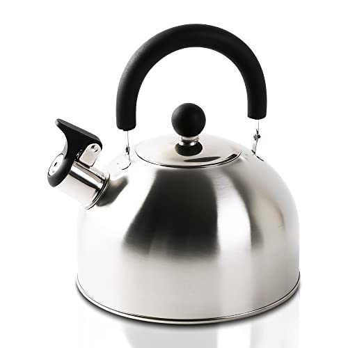 Krollmann 2,5 Liter Edelstahl Flötenkessel Teekessel Wasserkocher...