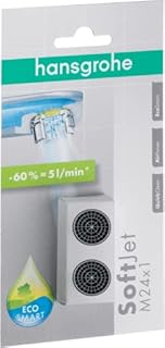 Hansgrohe Zestaw Perlatorów Umywalkowych, Szary/Srebrny, M24x1