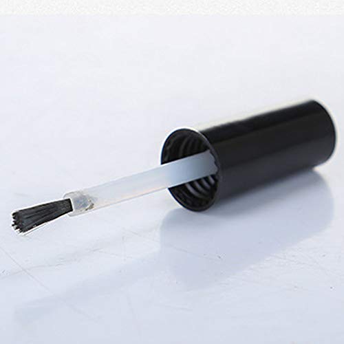 10 Pcs 15ml Glass Nail Polish Bottles Empty Refillable Nail Polish Bottle Containers with Brush Cap for Nail Art Sample (Transparent)3