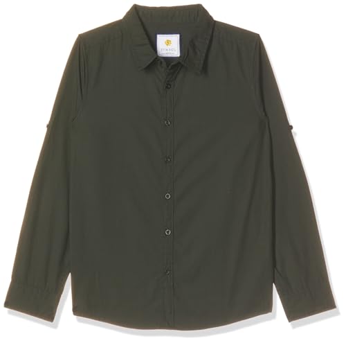 Image of Amazon Brand - Symbol Boy's Regular fit Shirt (Black + Olive 2 Years-3 Years)