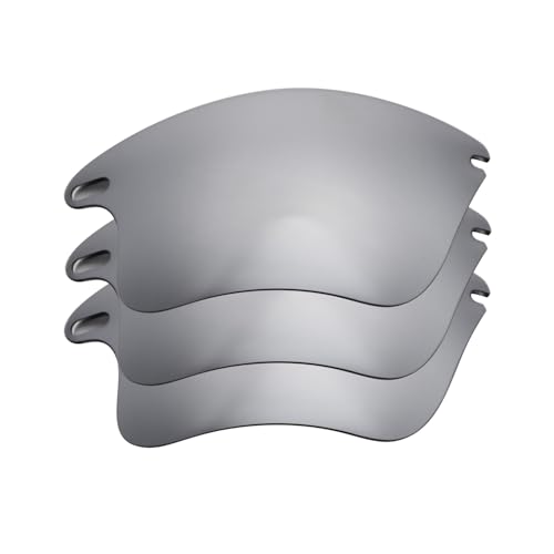 Verres polarisés Oakleys Fast Jacket XL Titanium Mirror de remplacement titane
