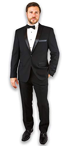 Sir Gregory Men's Fitted Flat Front Tuxedo Pants Formal Satin Stripe Trousers with Expandable Waistband2