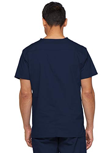 Dickies EDS Signature Scrubs for Men, Multi-Pocket V-Neck Scrub Top in Soft Brushed Poplin 81906