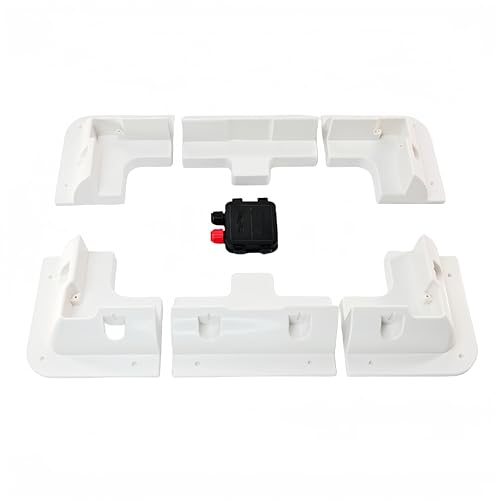 Solar Panel Mounting Brackets Kit, 7PCS Roof Mounts for RVs, Vans, Caravans, Sheds & Boats — Screw-Fix Only, Flat Roof Compatible, No Adhesive or Curved Roof Use