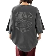 [ウィゴー] 男女兼用 半袖Tシャツ メンズ ピグメント グラフィック Tシャツ 半袖 服 トップス ビッグシルエット ゆったり 春服 夏服 ストリート 古着 ダンス ギフト プレゼント 春 夏...