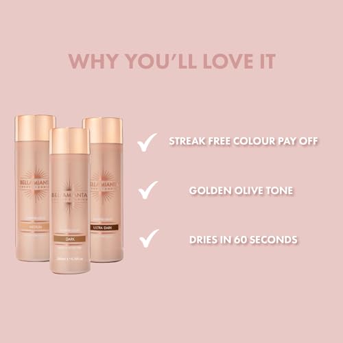Bellamianta Instant Tanning Liquid Quick Drying, Vegan Fake Tan, Liquid Gold Formula - Image 2