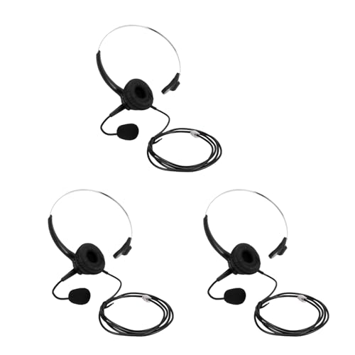 Auriculares RJ9 Call Center para eliminar el ruido de fondo en oficinas y despachos