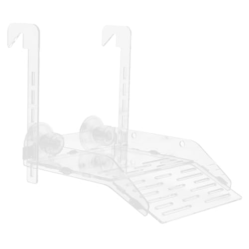 VICASKY Tortoise Supplies Reptile Decor with Baking Platform and Suction Cup for Easy Climbing and Play