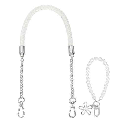 Correa de cuero sintético de perla para bolsos: dale un toque elegante a tu look