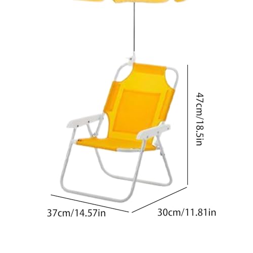 Chaise pliante Kinder avec pare-soleil réglable pour relaxation extérieure