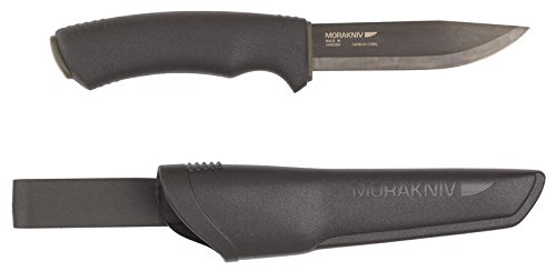 Couteau Mora Bushcraft Black 10791 avec lame en acier carbone résistante