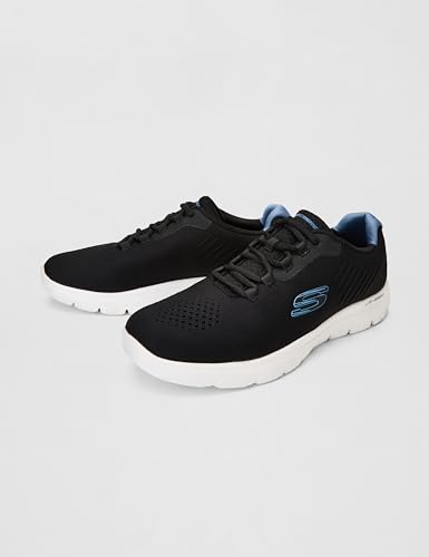 Image of Skechers Mens Summits Black Casual Sneakers, 7 UK