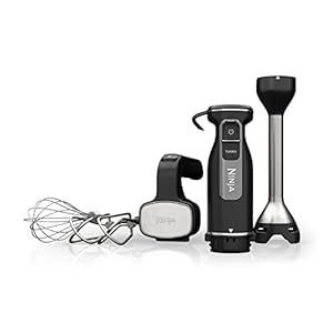 Ninja CI100C Foodi Power Mixer System Immersion Blender and HandMixer Combo, Black Ninja CI100C Foodi Power Mixer System Immersion Blender and HandMixer Combo Black