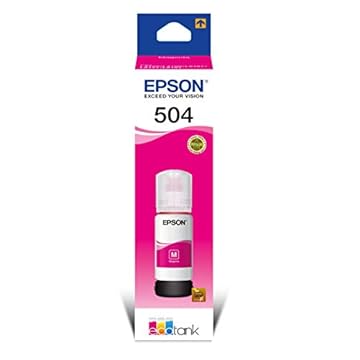 Garrafa de Tinta Original Epson EcoTank T504 Magenta - T504322