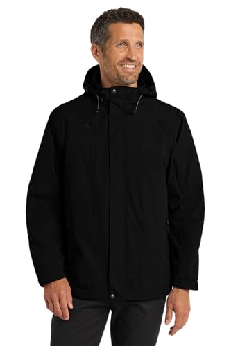 Port Authority All-Season II Jacket Black/Black at Amazon Men's