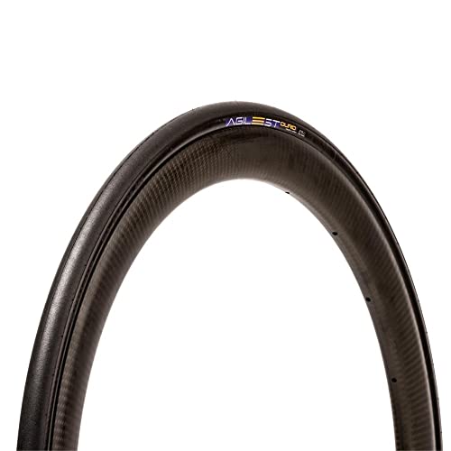 Panaracer Agilest Duro Folding Road Tyre: Black/Black 700x25c, Black / Black