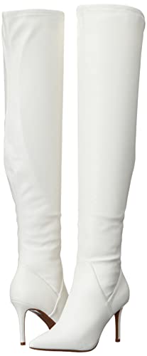 Jessica Simpson Women's Abrine Over The Knee Boot, White, 6.5 #TOP6