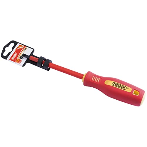Draper 46518 Fully Insulated Plain Slot Screwdriver, 5.5mm x 125mm