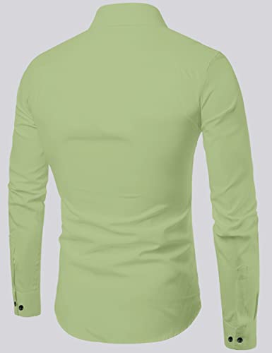 Image of Combo of Men Cotton Polyester Blend Regular Fit Striped Full Sleeve Casual Shirt Pack of 2